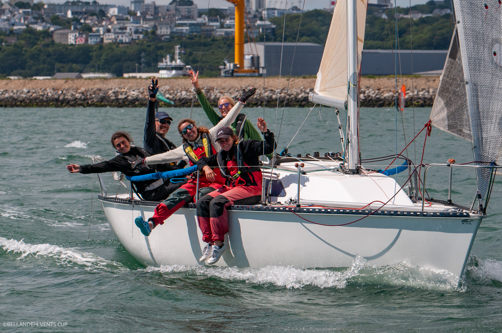La 4 VENTS Cup, régate sportive et festive, animera la rade de Brest du 13 au 15 juin 2025.